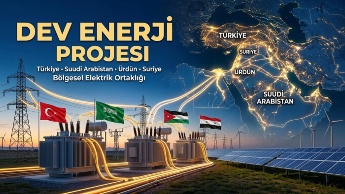 Başlık: Türkiye, Suudi Arabistan, Ürdün ve Suriye'den Dev Enerji Projesi